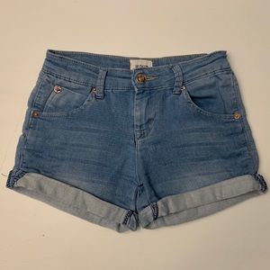 Girls jean shorts